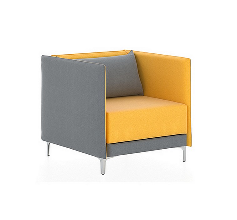 Офисный диван из кожзама Графит - вид 16