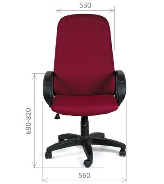 Кресло в офис с высокой спинкой CHAIRMAN BUDGET-E-279 - вид 7