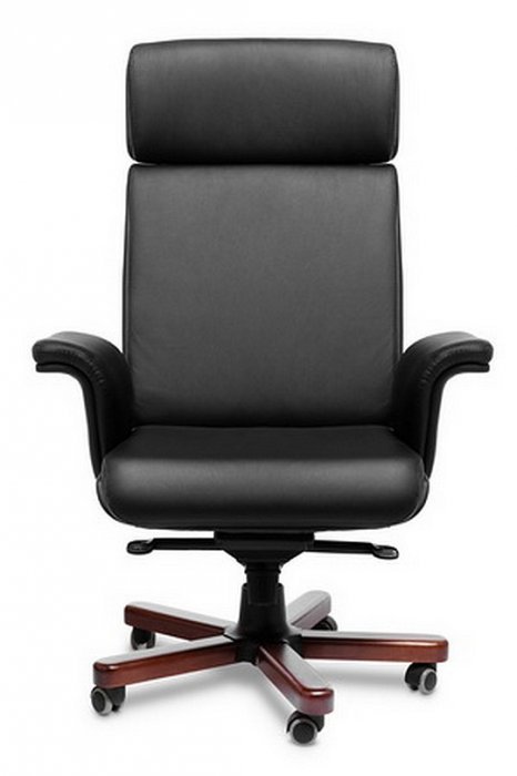 Чёрное кресло руководителя SPLIT A - вид 2